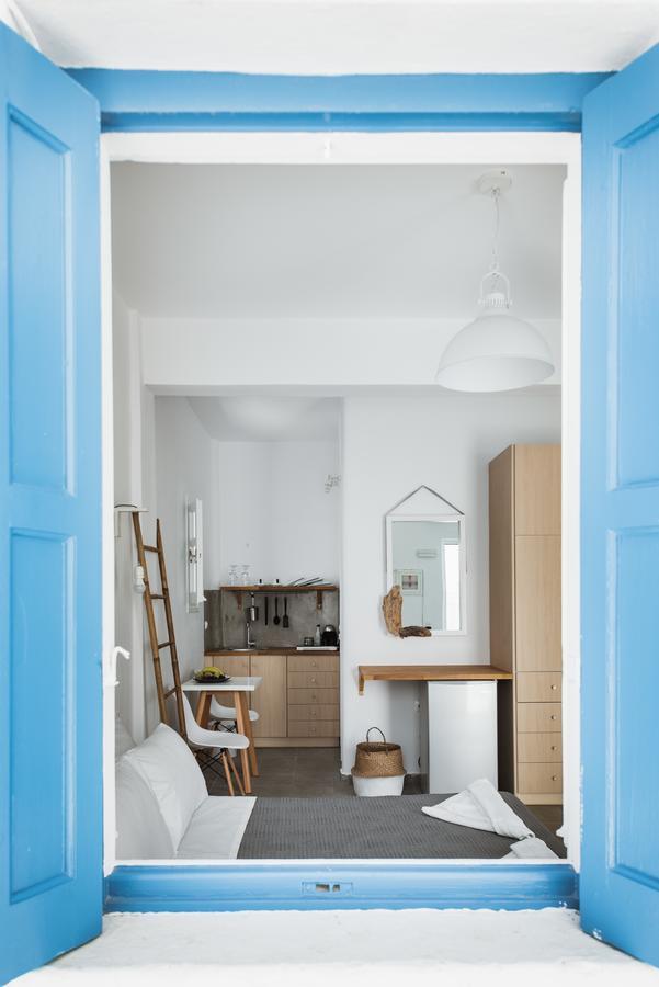 Ferienwohnung White And Grey Chora Mykonos Town Exterior foto
