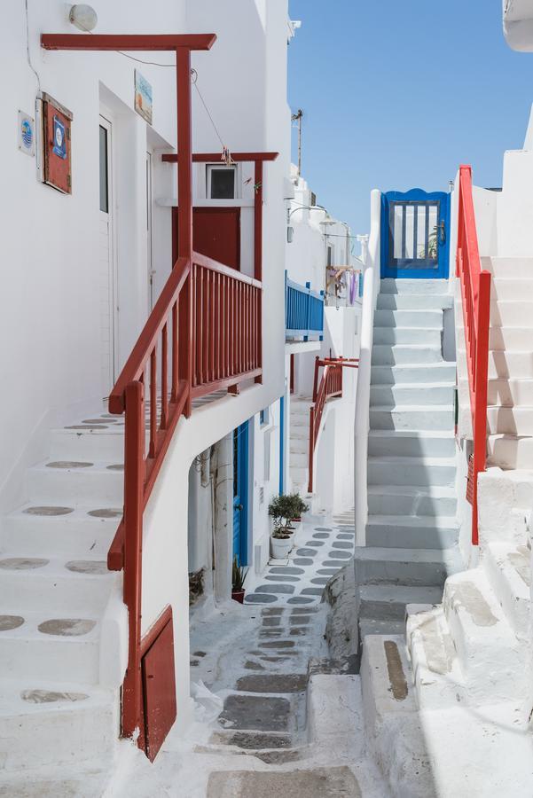 Ferienwohnung White And Grey Chora Mykonos Town Exterior foto
