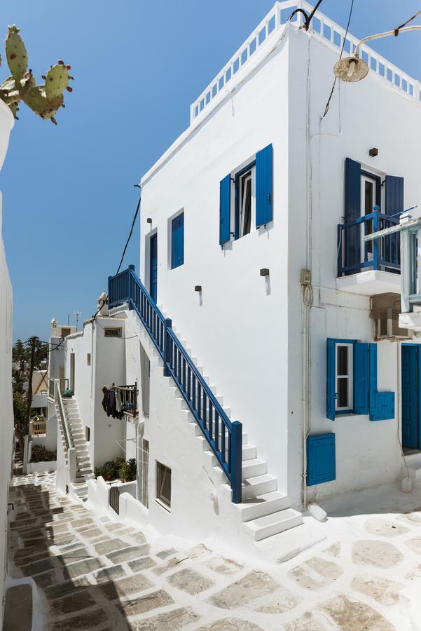 Ferienwohnung White And Grey Chora Mykonos Town Exterior foto